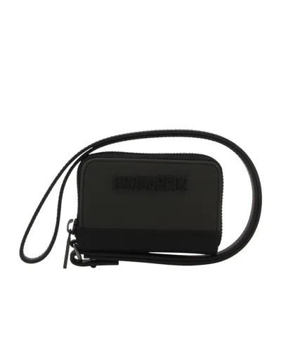 Dsquared2 Logo-detailed Zipped Crossbody Bag In Black