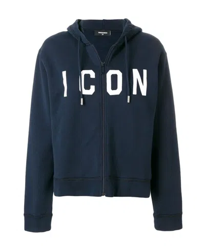 Dsquared2 Logo Details Casual Jacket In Black