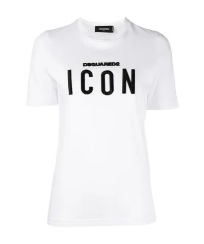Dsquared2 Logo Details T-shirt In White