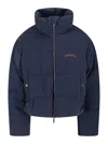 Dsquared2 Logo Down Jacket In Multi