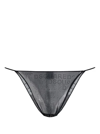 Dsquared2 Logo-embellished Briefs In Black
