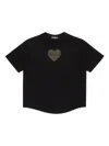 Dsquared2 Logo-embellished Cotton T-shirt In Black
