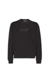 Dsquared2 Dsquared Black Cotton Sweatshirt In Nero