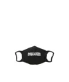 Dsquared2 Logo-embellished Face Mask In Black