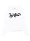 Dsquared2 Logo-embellished Hoodie In White