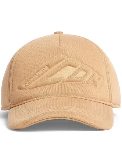 Dsquared2 Logo-embossed Baseball Cap In Neutrals