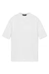 Dsquared2 Logo Embossed Crewneck T-shirt In White