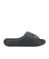 Dsquared2 Logo Embossed Slip-on Slides In Black