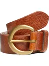 Dsquared2 Logo-embossed Leather Belt In Brown