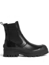 Dsquared2 Stiefel Aus Leder In Schwarz