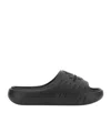 Dsquared2 Logo Embossed Slip-on Slides In Black