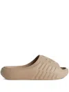 Dsquared2 Logo-embossed Slides In Neutrals