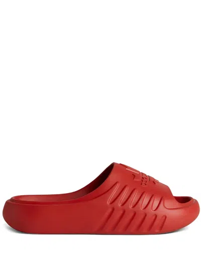 Dsquared2 Logo-embossed Slides In Rot