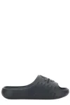 Dsquared2 Logo Embossed Slip-on Slides In Nero