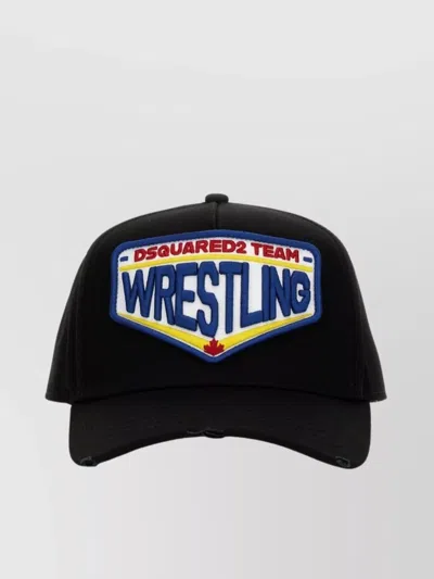 DSQUARED2 LOGO EMBROIDERED BASEBALL CAP