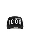 Dsquared2 Dsquared Women Black Cotton Be Icon Baseball Cap In Black
