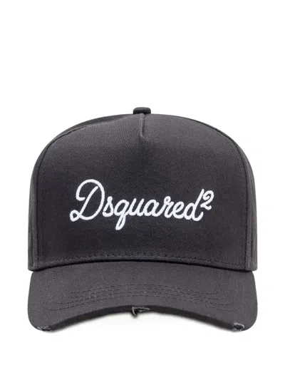 Dsquared2 Logo-embroidered Baseball Cap In Brown