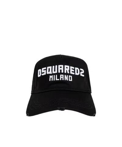 DSQUARED2 DSQUARED2 LOGO EMBROIDERED BASEBALL CAP