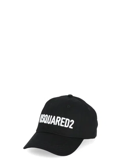 Dsquared2 Logo Embroidered Baseball Cap In Black