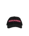 Dsquared2 Dsquared Women Black Cotton Baseball Cap In Black