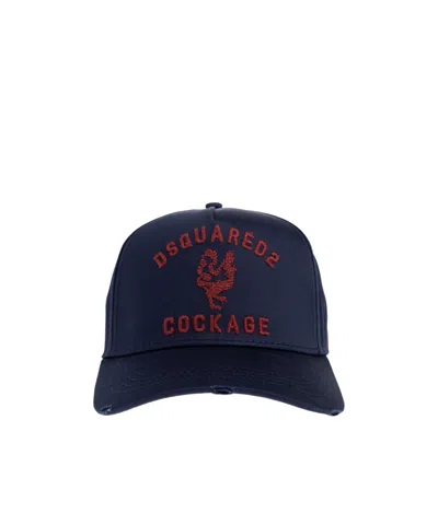 Dsquared2 Logo Embroidered Baseball Cap In Pink