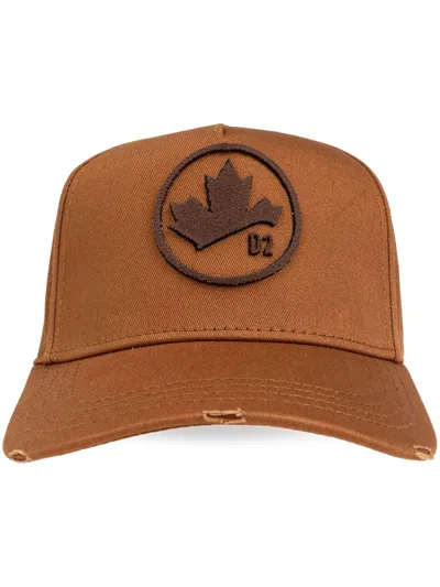 DSQUARED2 LOGO-EMBROIDERED BASEBALL CAP