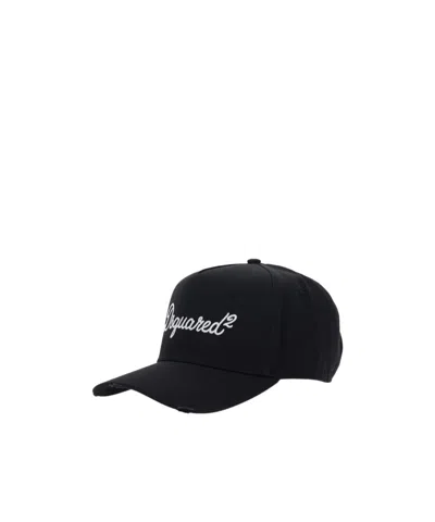 DSQUARED2 DSQUARED2 LOGO EMBROIDERED BASEBALL CAP