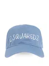 Dsquared2 Logo-embroidered Cap In Blue