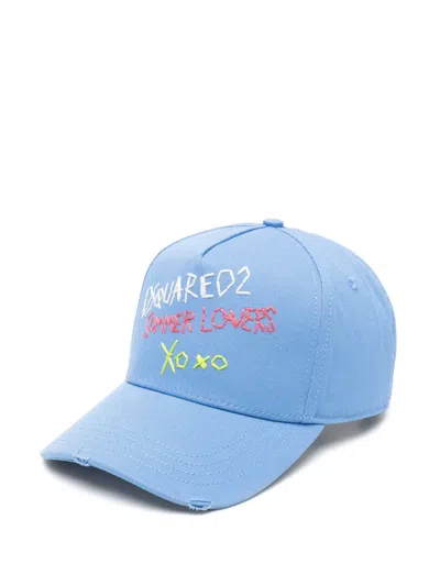 DSQUARED2 LOGO-EMBROIDERED CAP