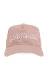 Dsquared2 Logo-embroidered Cap In Pink