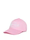 Dsquared2 Logo-embroidered Cap In Pink