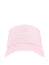 Dsquared2 Mini Logo Distressed Baseball Cap In Rosa