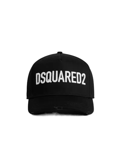 Dsquared2 Contemporary Black And White Baseball Cap