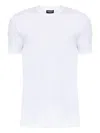 Dsquared2 Logo-embroidered Cotton T-shirt In White