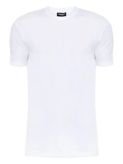 DSQUARED2 LOGO-EMBROIDERED COTTON T-SHIRT
