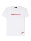 DSQUARED2 LOGO-EMBROIDERED COTTON T-SHIRT