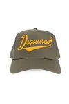 Dsquared2 Logo-embroidered Curved Peak Baseball Cap In Green