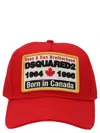 DSQUARED2 LOGO EMBROIDERED DISTRESSED BASEBALL CAP