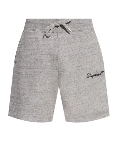 DSQUARED2 DSQUARED2 LOGO EMBROIDERED DRAWSTRING SHORTS