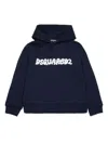 Dsquared2 Sweatshirt With Cloth Logo In Blue
