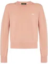 Dsquared2 Logo-embroidered Jumper In Pink