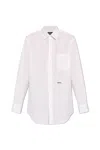 Dsquared2 Logo Embroidered Long-sleeved Shirt In .