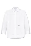 Dsquared2 Shirt With Embroidered Logo And Pocket In White