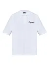 Dsquared2 Logo-embroidered Polo Shirt In White