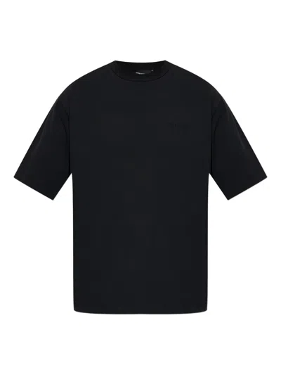 Dsquared2 Logo-embroidered Short-sleeve T-shirt In Black