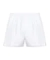 Dsquared2 White Summer Lovers Linen Shorts In White
