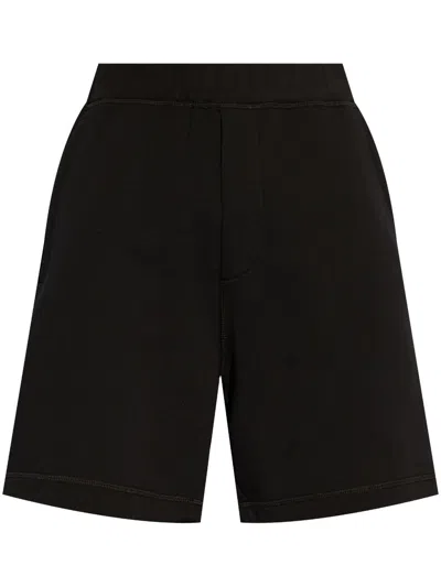 DSQUARED2 LOGO-EMBROIDERED SHORTS