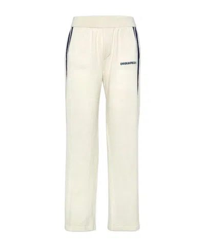 Dsquared2 Jogginghose Mit Logo-stickerei In White
