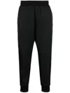 Dsquared2 Logo-embroidered Side-stripe Trousers In Black
