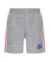 Dsquared2 Logo-embroidered Striped Track Pants In Gray